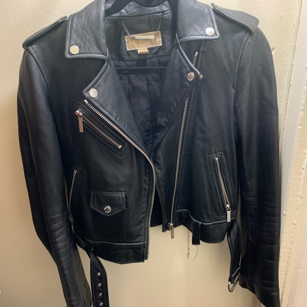 LEATHER BIKER JACKET🔥🔥🔥